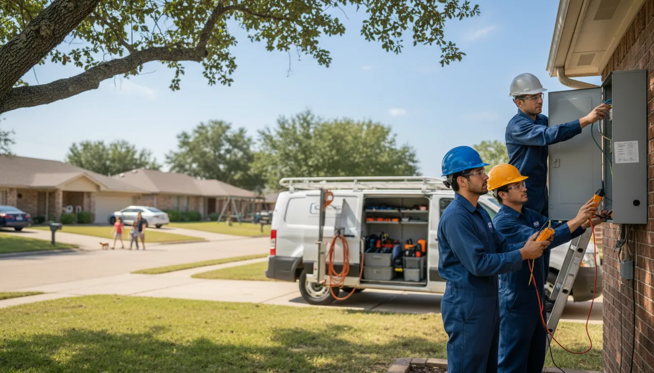 Certified electrician providing emergency electrical services in Tulare, SD